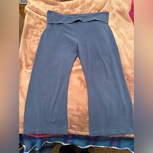 Aerie yoga pants with fold over waist band